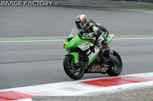 2010-05-08 Monza 0150 - La Roggia - Superstock 1000 - Free Practice - Danilo Petrucci - Kawasaki ZX 10R